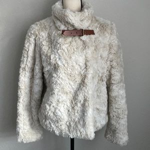 NWOT Anthropology Faux Fur Jacket